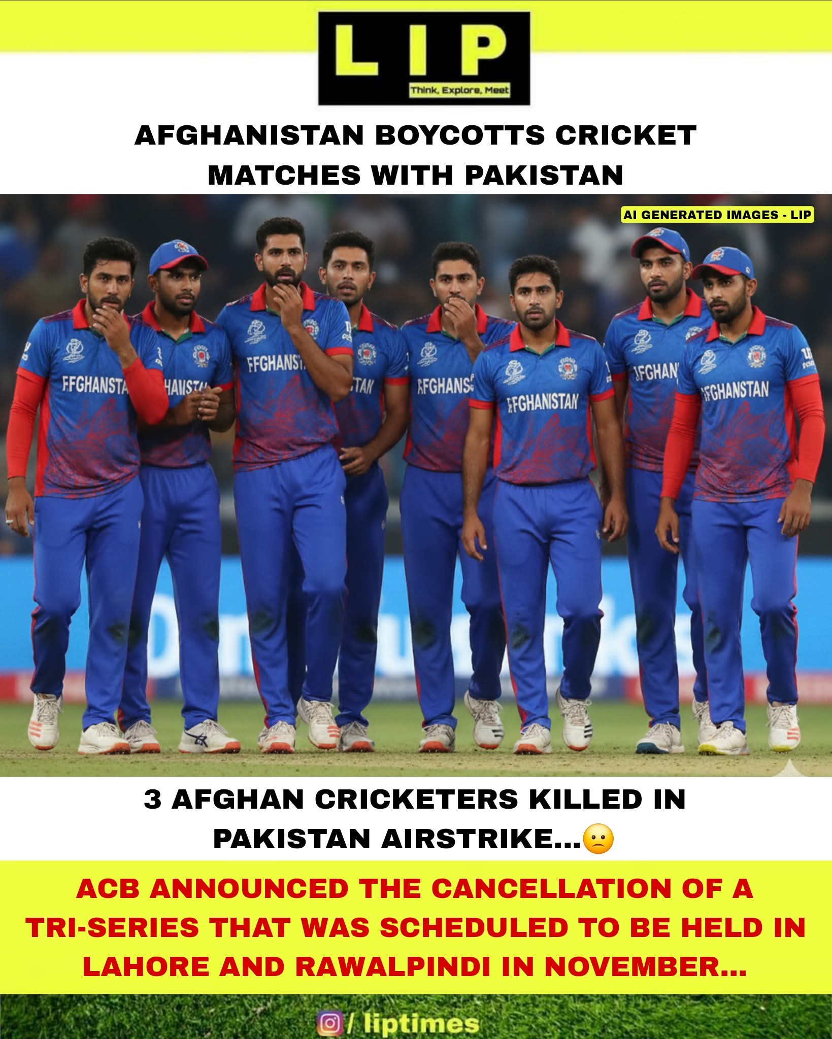 Afghanistan boycott cricket matches with pakistan 👏   #Afghanistan #cricket #fondpeace