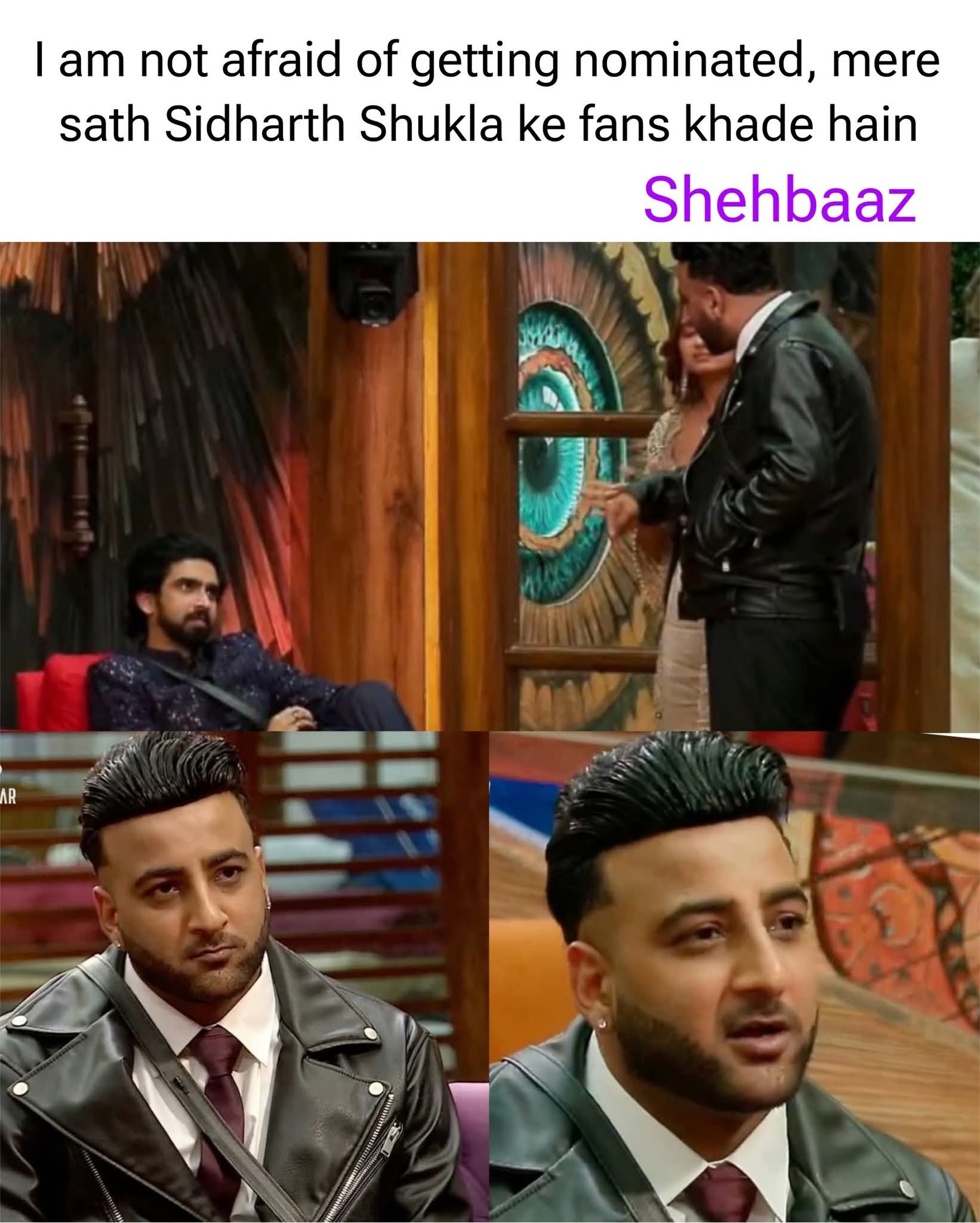 Shehbaaz badeshah claimed that he's not afraid of getting nominated infact he wants people to nominate him this week, and he further said he has support of fans of Sidharth Shukla  #bigboss19 #biggboss #BiggBoss19Episode