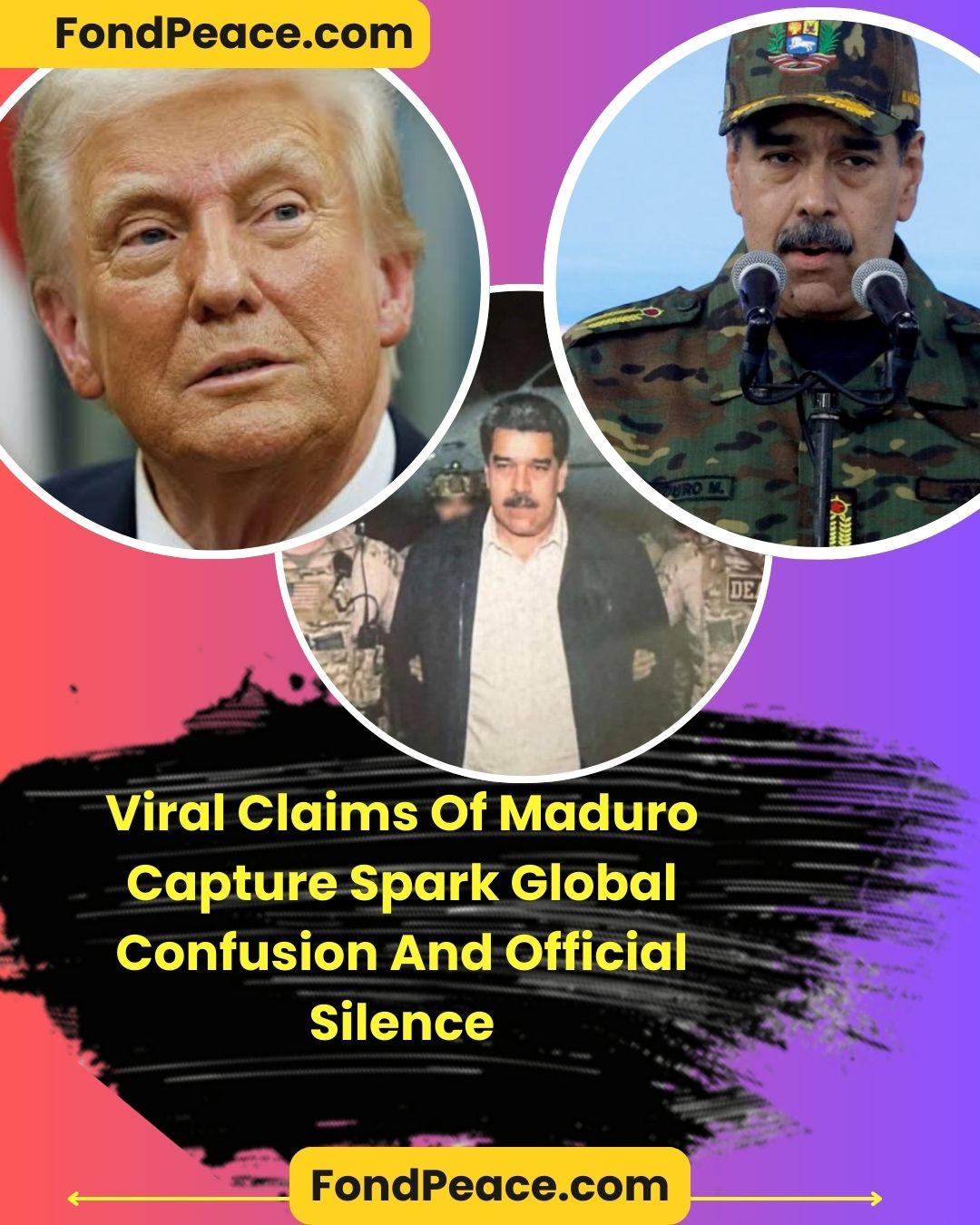 Viral Claims Of Maduro Capture Spark Global Confusion And Official Silence. Viral posts claim the U.S. captured Venezuela’s President Nicolás Maduro and his wife in an overnight raid—but no official confirmation exists. Governments remain silent as experts urge caution against misinformation spreading across social media. 