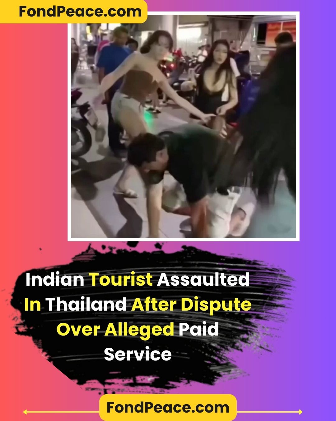 An Indian tourist was allegedly assaulted in Thailand after a dispute over payment for a service. The incident has gone viral, raising concerns about tourist safety, misunderstandings, and the importance of responsible travel behavior abroad. #BreakingNews #ThailandNews #IndianAbroad #TouristSafety #ViralIncident #WorldNews #TravelAlert #SocialMediaNews #InternationalNews #FactBased 