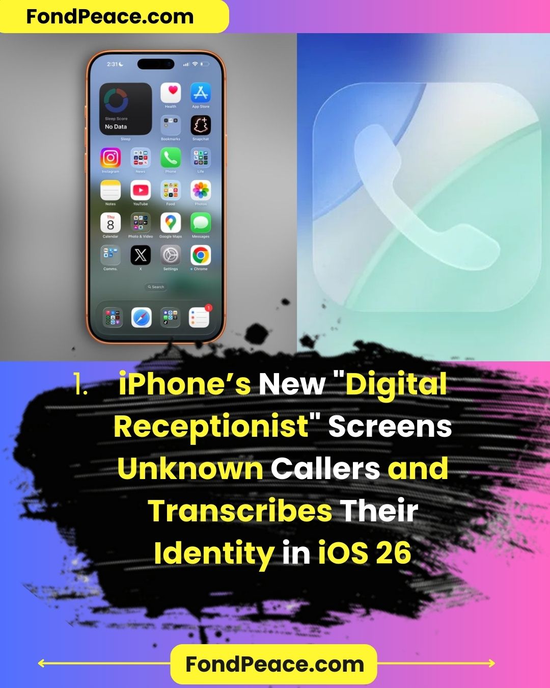 iOS 26 Intercepts Unknown Calls: Your iPhone Now Asks Callers Why They Are Calling
