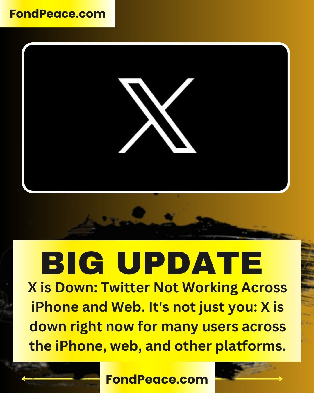 X is Down: Twitter Not Working Across iPhone and Web. It's not just you: X is down right now for many users across the iPhone, web, and other platforms.