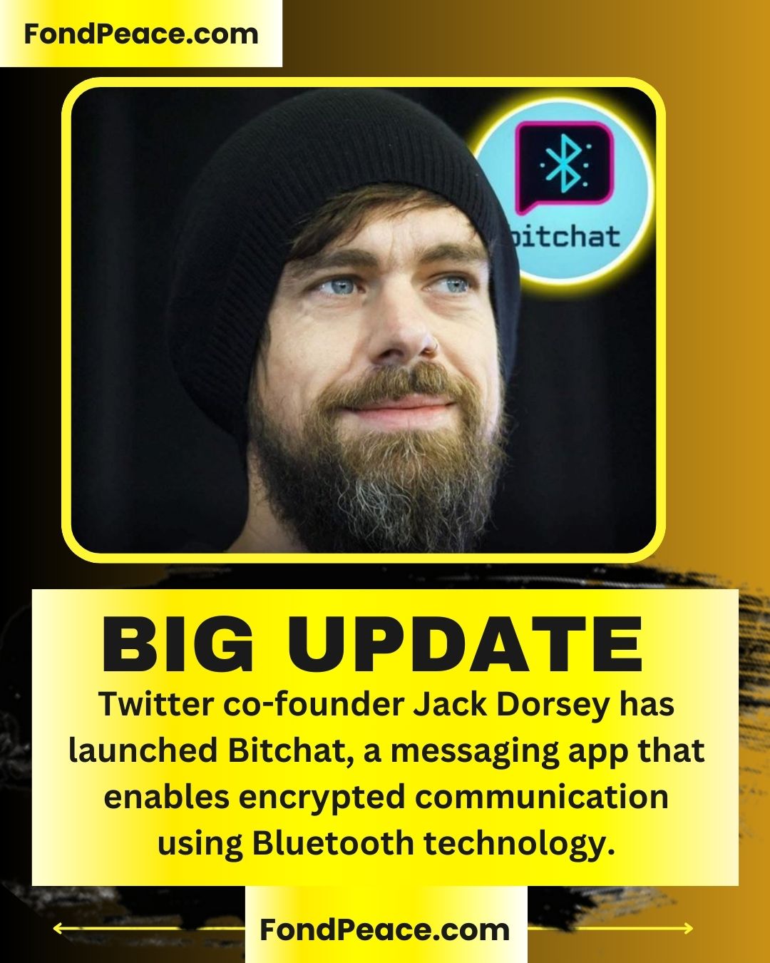 Twitter co-founder Jack Dorsey has launched Bitchat, a messaging app that enables encrypted communication using  Bluetooth technology.
