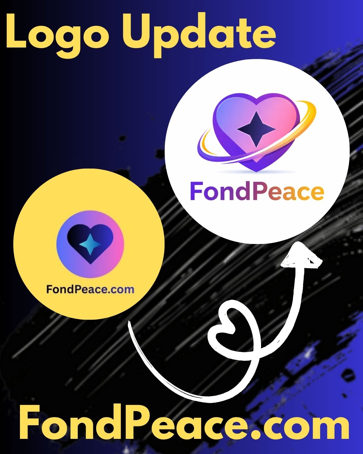 FondPeace's logo getting a makeover! The FondPeace.com team is planning to update our website logo, inspired by the old one.   We're building an Indian Social Media Platform with cool features.   Stay tuned for more updates about FondPeace!  #Lucknow #noida #FondPeace #Startup #AI #SocialMedia #India #Jobs #Hiring😲