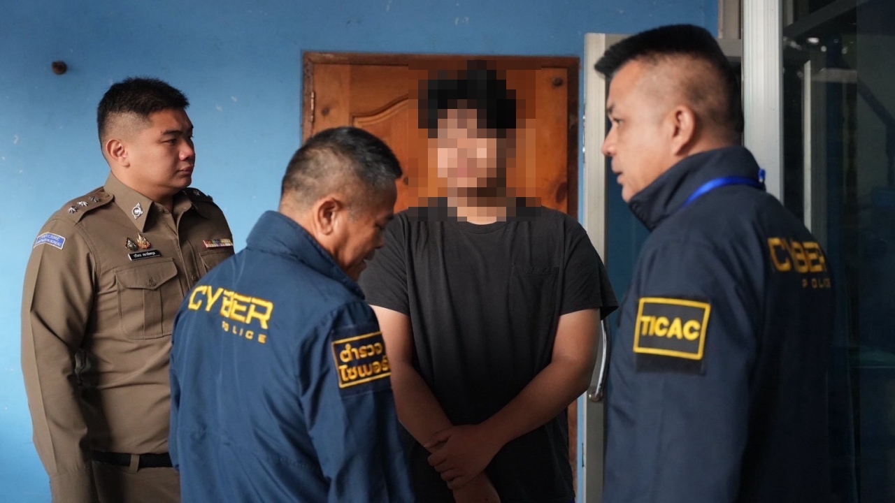 Cyber Police Arrest 18-Year-Old for Abusing 6-Year-Old Relative and Recording the Incident. TICAC Arrests 18-Year-Old in Si Sa Ket for Child Sexual Abuse and Possession of Child Pornography. Thailand’s TICAC arrested an 18-year-old man in Si Sa Ket for sexually abusing a 6-year-old relative and possessing child pornography. #TICAC #ThailandCrimeNews #ChildProtection #CyberCrimeThailand #SiSaKetNews #ChildAbusePrevention #ThaiPolice #OnlineSafety #ChildExploitation #CrimeReport