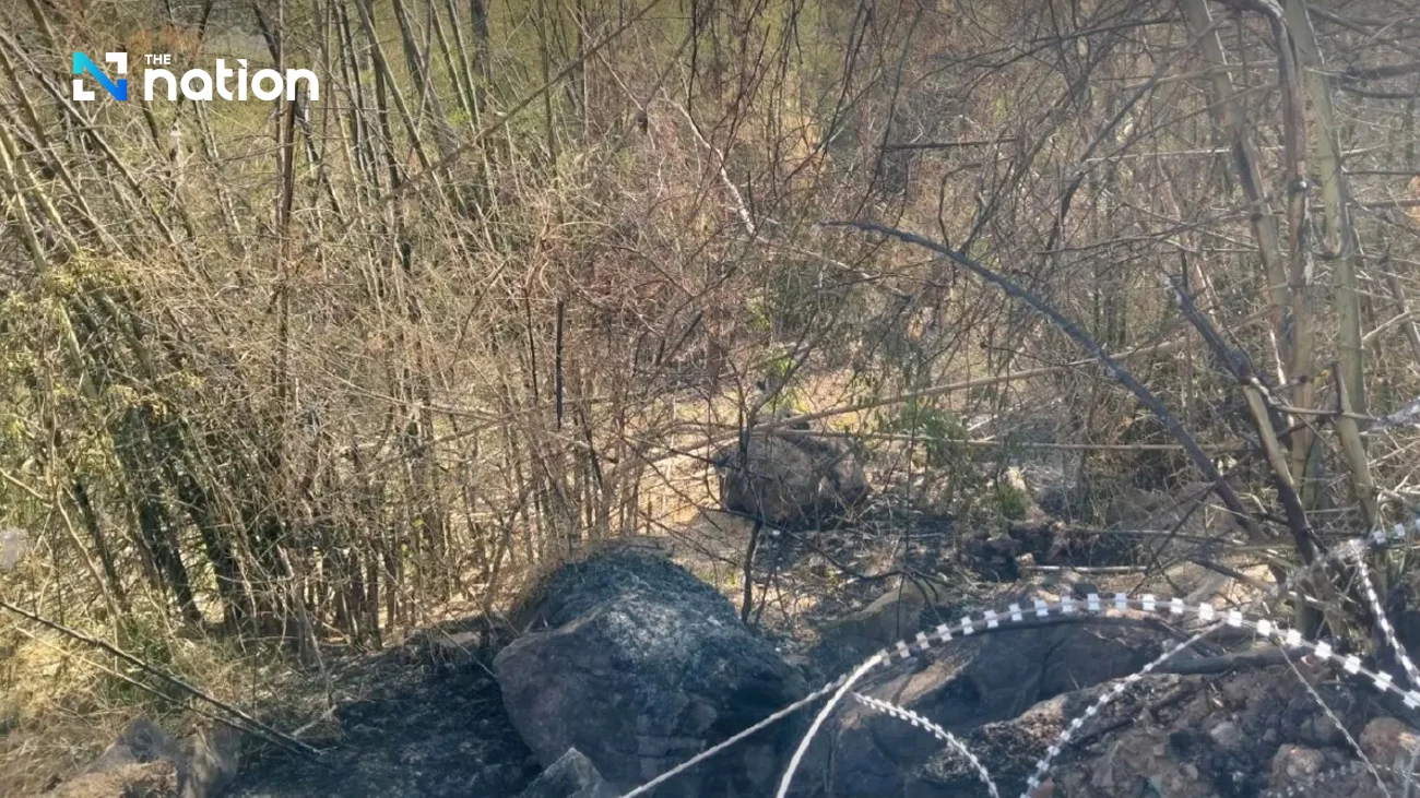 Explosion at Thai-Cambodian border injures two Thai soldiers after grass fire ignites munitions.  A grass fire near the Thai-Cambodian border in Ubon Ratchathani spread to an area containing unexploded ordnance, causing an explosion that injured two Thai soldiers. Both have been rushed to hospital for treatment.