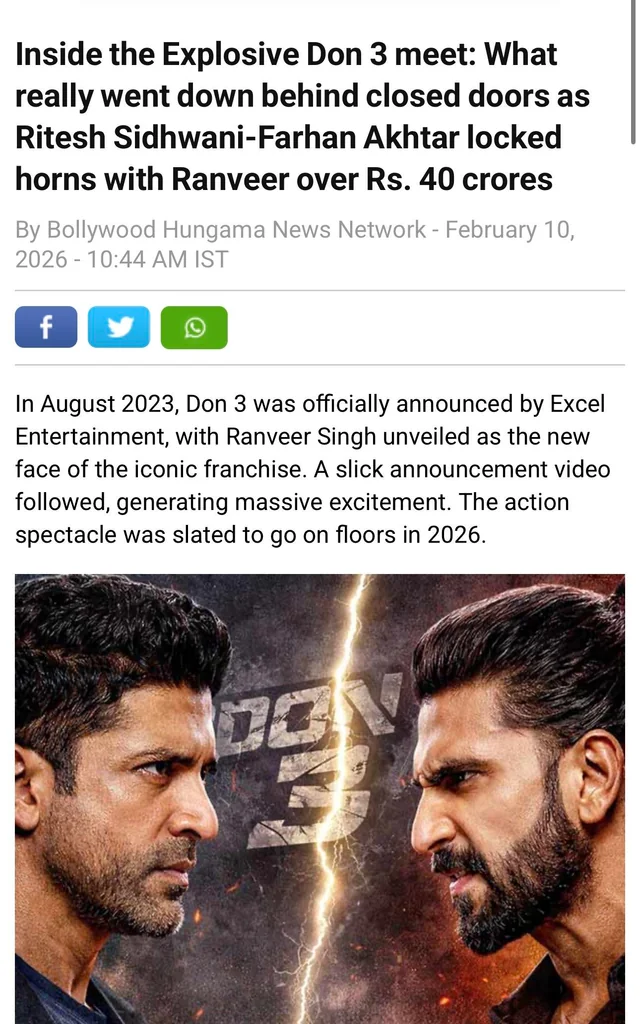 juicy kalesh deets from ranveer vs farhan fight over don 3