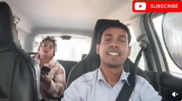 Fight b/w Cab driver and a lady, She wanted all the luxury in 180rs without paying for it😭