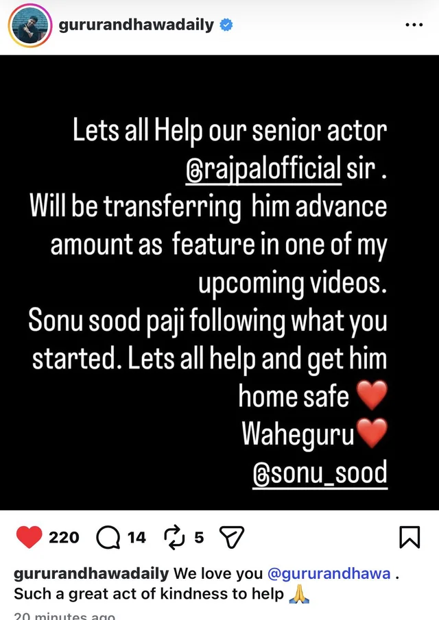 Guru randhawa , Sonu Sood - actually really sweet people of the industry