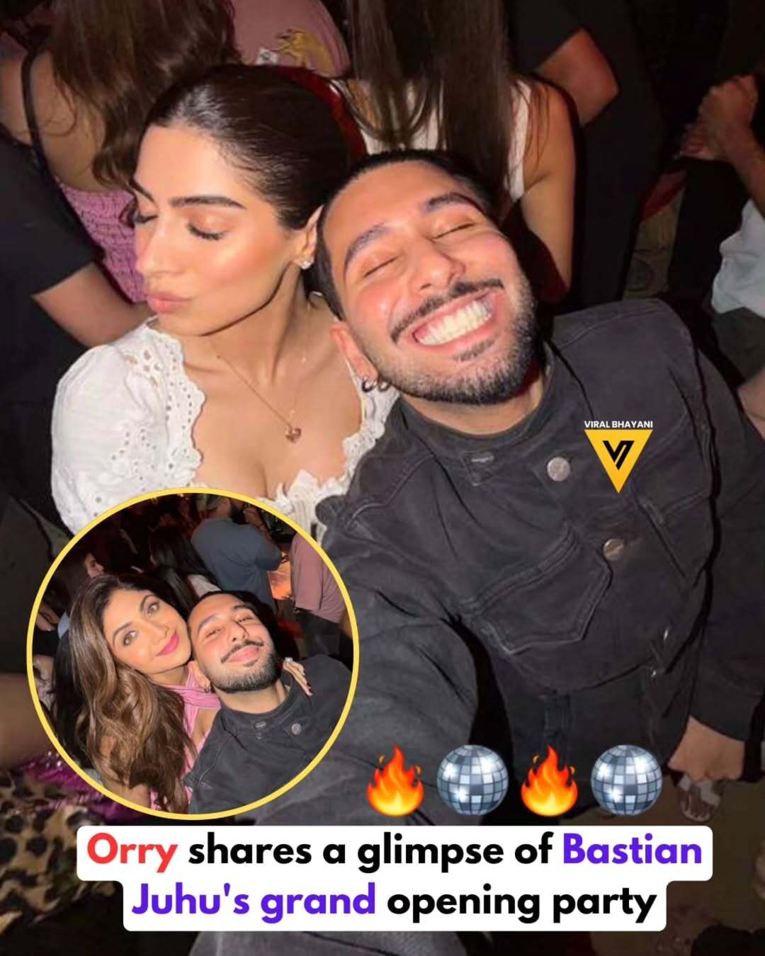Orry lights up the vibe at Bastian Juhu’s opening party — style, smiles, and celebration all around! 🎉🥂  Viral Bhayani
