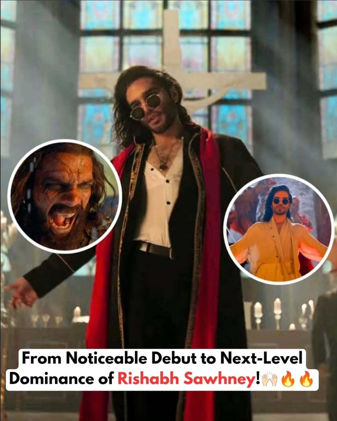 After making himself noticeable as a debutant in #Fighter, #RishabhSawhney has clearly raised the bar with #Nagabandham. The teaser shows his transformation into a fierce persona which is a powerful step forward in his career! 🔥🔥  Viral Bhayani
