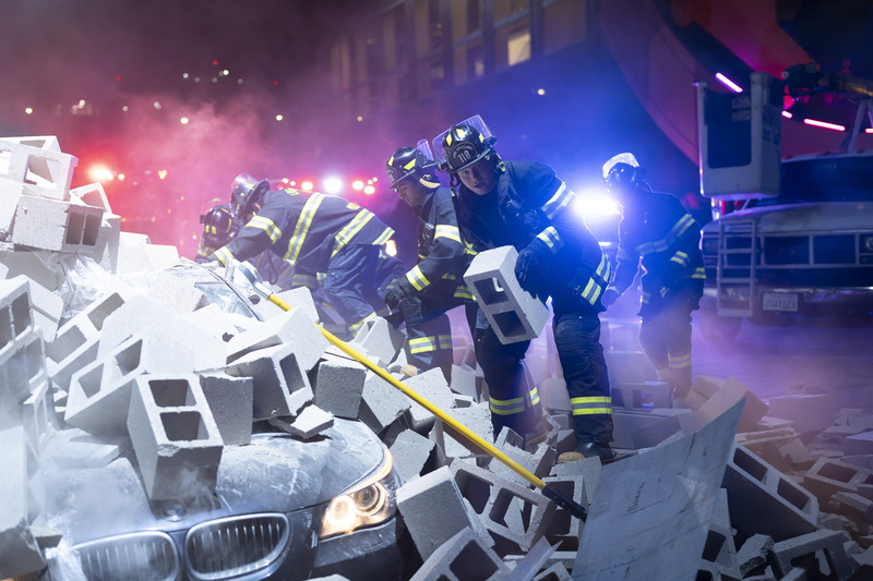 911 - Episode 9.12 - Dads and Cads - Promotional Photos + Press Release. Maddie and Buck are blindsided by some unexpected news that turns their world upside down. Meanwhile, Buck and Eddie head to Nashville when they are selected to participate in the national firefighting games. by Spoiler TV