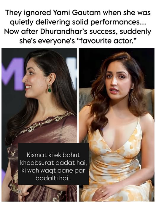 Yami Gautam’s Performance in Dhurandhar 2 Draws Renewed Attention

Yami Gautam has received renewed attention following the success of Dhurandhar 2: The Revenge. The film’s performance at the box office has brought focus to her role, with audiences and commentators noting her consistent work across recent projects. Over the years, Gautam has delivered several performances that were critically acknowledged, and the latest response reflects a broader recognition of her contributions to contemporary Hindi cinema.
#YamiGautam #Dhurandhar2 #IndianCinema #Bollywood #FilmNews #Acting #CinemaUpdate #MovieNews #EntertainmentNews #HindiFilms