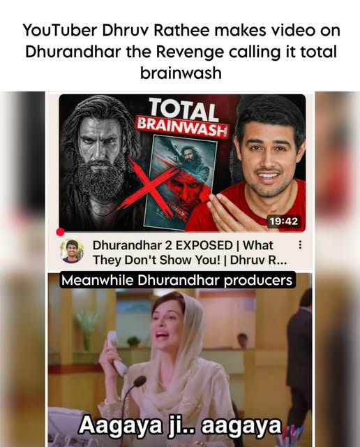 Dhruv Rathee Shares Critical Analysis of Dhurandhar: The Revenge

Dhruv Rathee released a video discussing Dhurandhar: The Revenge, presenting a critical analysis of the film’s narrative and thematic elements. In the video, he examined aspects such as storytelling choices, character portrayal, and the overall messaging of the film. The commentary has generated varied responses online, with some viewers supporting the critique, while others have disagreed with his interpretation. The discussion reflects broader audience engagement with the film following its release.

#DhruvRathee #Dhurandhar2 #FilmAnalysis #IndianCinema #YouTubeIndia #MovieDiscussion #Bollywood #CinemaDebate #EntertainmentNews #FilmCritique