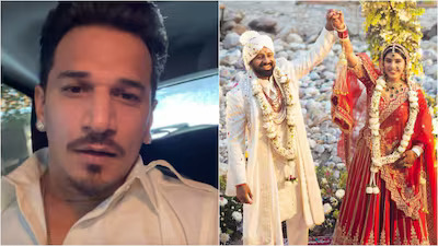 Prince Narula Congratulates Rajat Dalal, Signals End of Feud

Prince Narula has publicly congratulated Rajat Dalal on his recent wedding, indicating that their past differences have been resolved.

In a message shared online, Narula stated that “saara gussa khatam ho gaya” (all anger is gone), suggesting a reconciliation between the two. The gesture comes shortly after Rajat Dalal tied the knot, an event that had already drawn attention across social media.

Their earlier disagreement had been noted by followers, making this public exchange a significant moment for fans who had been tracking their equation.

The development has been widely welcomed online, with many users appreciating the positive turn and mutual respect shown by both personalities.

#PrinceNarula #RajatDalal #Wedding #CelebrityNews #SocialMedia #EntertainmentNews