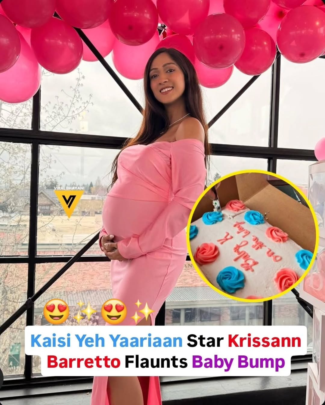 Krissann Barretto Baby Shower Photos Go Viral Fans Shower Love on Mom To Be

Krissann Barretto has shared heartwarming glimpses from her baby shower, giving fans a beautiful look into this special phase of her life.

Radiating joy and grace, the mom-to-be proudly flaunted her baby bump as she stepped into a new chapter. The pictures quickly caught attention online, with fans pouring in love and शुभकामनाएं across social media platforms.

Her glowing presence and candid moments from the celebration have made the post go viral, turning it into a feel-good highlight for fans and followers.

Search trends like “Krissann Barretto baby shower,” “Krissann pregnancy photos,” and “Krissann Barretto baby bump” are gaining traction as the images continue to circulate widely.

#KrissannBarretto #BabyShower #MomToBe #TrendingNow #CelebrityNews #ViralPost #EntertainmentNews #SocialMediaBuzz