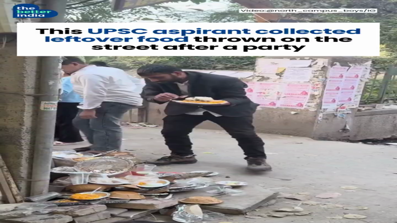 While filming a video in Delhi’s Mukherjee Nagar, mobile shop owner Uplaksh noticed a man gathering discarded food.

His first thought? "He’s lost his mind."

But as the camera rolled, the "madness" turned into a masterclass in mercy.

Ashutosh, a student from Bulandshahr, wasn't "mad"; he was on a mission.

For years, alongside his studies, he has been collecting wasted food from gatherings to feed hungry dogs, cows, and birds.

Ashutosh’s message is profound: respect the food and the voiceless.
Wasting is easy, but true humanity lies in repurposing that waste into a lifeline.

What small act of kindness did you witness today? Share below!

Credits : north_campus_boys on IG

#Animalfeeder #FeedTheStrays #DelhiStories #AnimalWelfareIndia #RespectFood